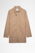 Martin Jacket - Men's buttoned jacket in beige cotton
