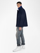 Mollys Coat - Short double-breasted coat with wing badge on the back.