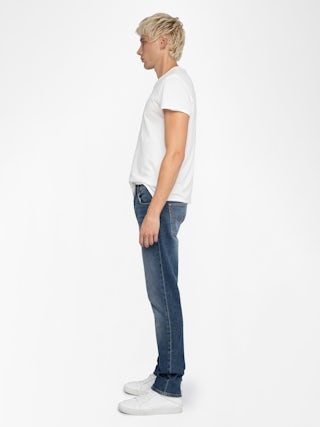 Steeve Jeans - Slim jeans with zip fastening.