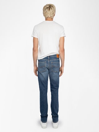 Steeve Jeans - Slim jeans with zip fastening.