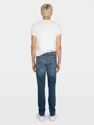 Steeve Jeans - Slim jeans with zip fastening.