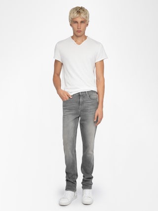 Steeve Jeans - Slim jeans with zip fastening.
