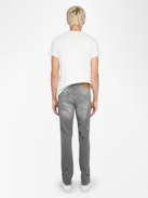 Steeve Jeans  - Men’s regular-fit grey denim jeans