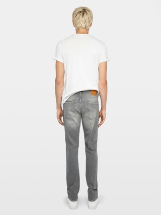Steeve Jeans - Slim jeans with zip fastening.
