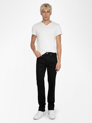 Steeve Jeans - Slim jeans with zip fastening.