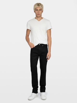 Steeve Jeans - Slim jeans with zip fastening.
