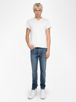 Mick Jeans - Skinny jeans with zip closure.