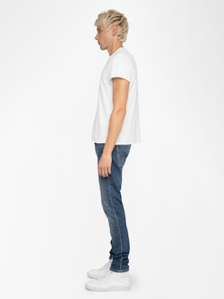 Mick Jeans - Skinny jeans with zip closure.