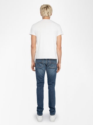 Mick Jeans - Skinny jeans with zip closure.