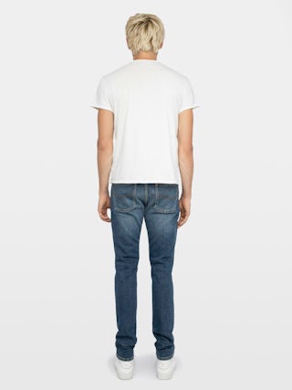 Mick Jeans - Skinny jeans with zip closure.