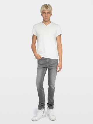 Mick Jeans - Skinny jeans with zip closure.
