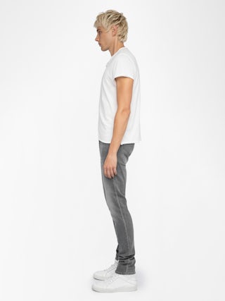 Mick Jeans - Skinny jeans with zip closure.