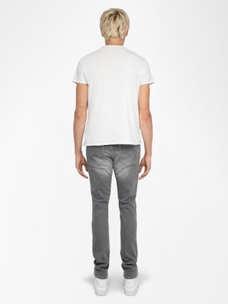 Mick Jeans - Skinny jeans with zip closure.