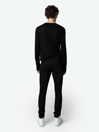 Mick Jeans - Skinny jeans with zip closure.