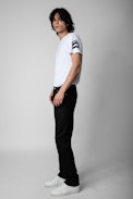 John Jeans - Men’s straight-cut black denim jeans