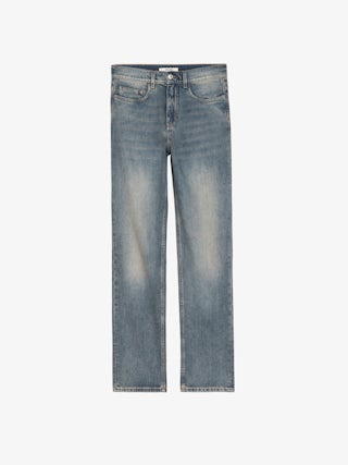John Jeans - Straight jeans with zip and button fastening at the waistband.