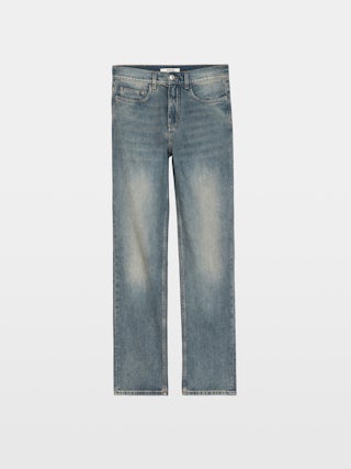 John Jeans - Straight jeans with zip and button fastening at the waistband.