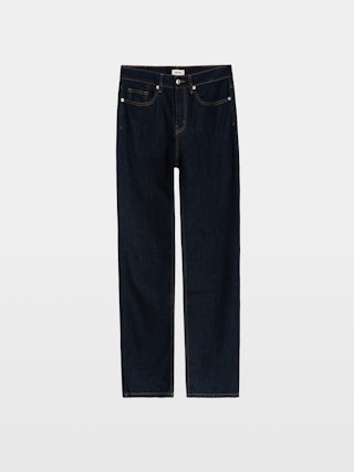 Jean John - Straight raw denim jeans with zip fastening.