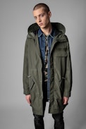 Keanu Parka - Men’s khaki military parka