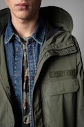 Keanu Parka - Men’s khaki military parka