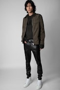 Kaysey Nylon Jacket - Men’s khaki nylon jacket