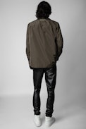 Kaysey Nylon Jacket - Men’s khaki nylon jacket