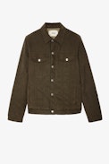 Base Corduroy Jacket - Men’s khaki corduroy jacket