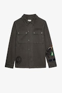 Bern Mili Dye 25 ans Jacket - Men's khaki cotton military jacket