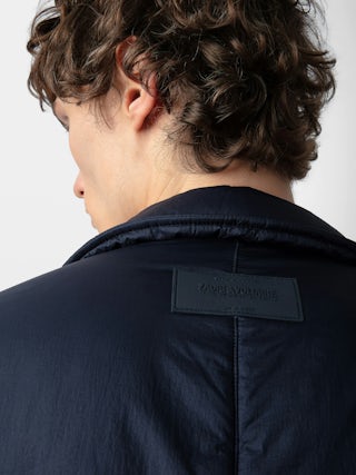 Blouson Back - Blouson ouatiné à col montant et manches longues.