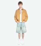 Loann Jacket - Zipped jacket with long sleeves, wing embroidery, collar embroidery and western-style back cut.