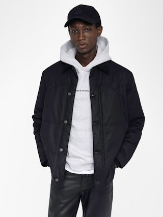 Boye Jacket - Western-style jacket with button fastening, patch pockets and wing embroidery on the back.