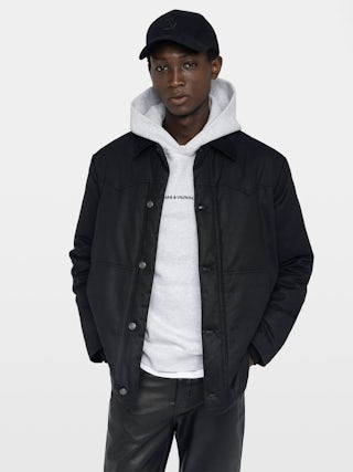 Boye Jacket - Western-style jacket with button fastening, patch pockets and wing embroidery on the back.