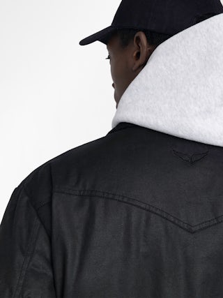 Boye Jacket - Western-style jacket with button fastening, patch pockets and wing embroidery on the back.