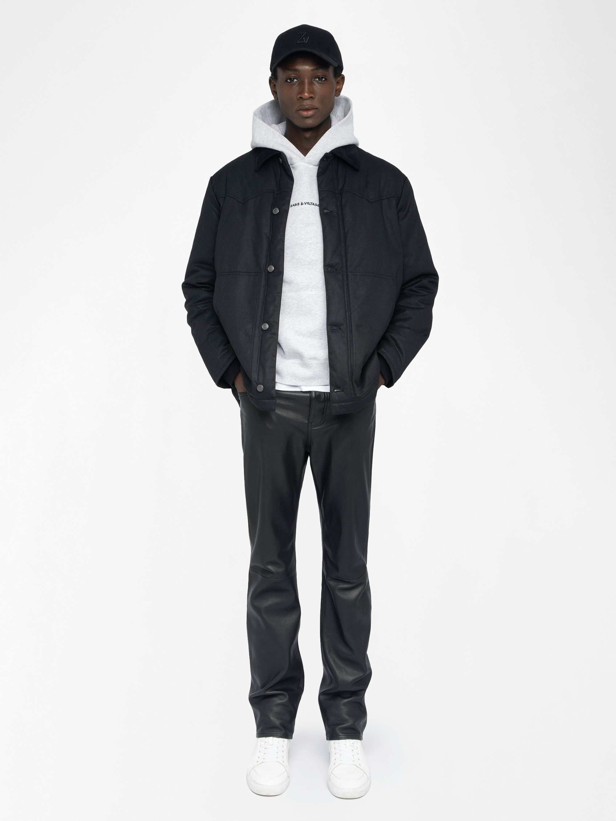Boye Jacket - Western-style jacket with button fastening, patch pockets and wing embroidery on the back.