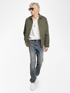 Parka Kido - Parka militare con chiusura a bottoni e tasche funzionali.