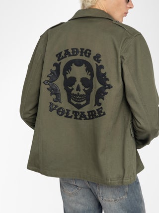 Kido Parka - Military parka with button fastening and functional pockets.