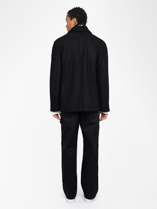 Venezia Blazer 100% Wool - Blazer in light boiled wool with single-breasted fastening, patch pockets with signature wing embroidery.