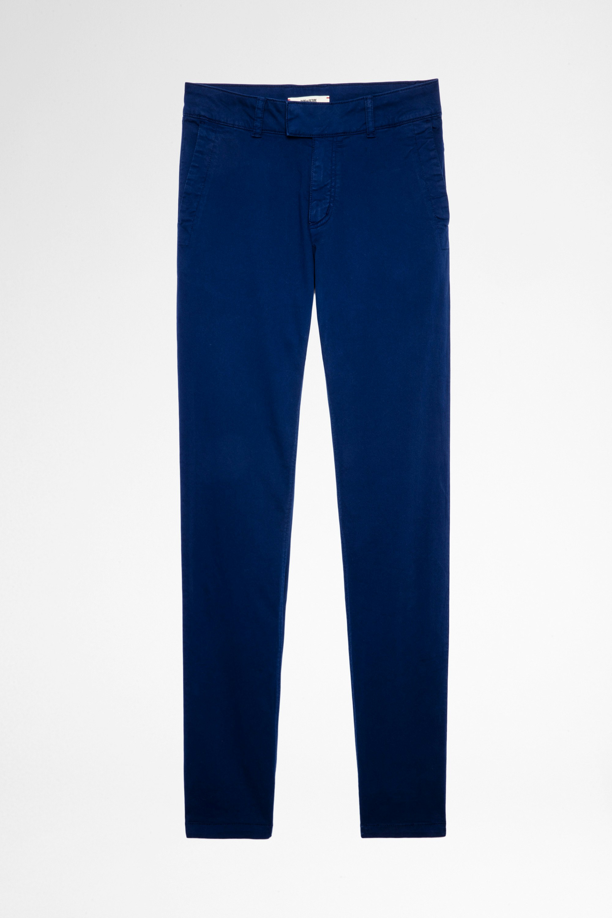 Philo Trousers Men's royal blue cotton trousers