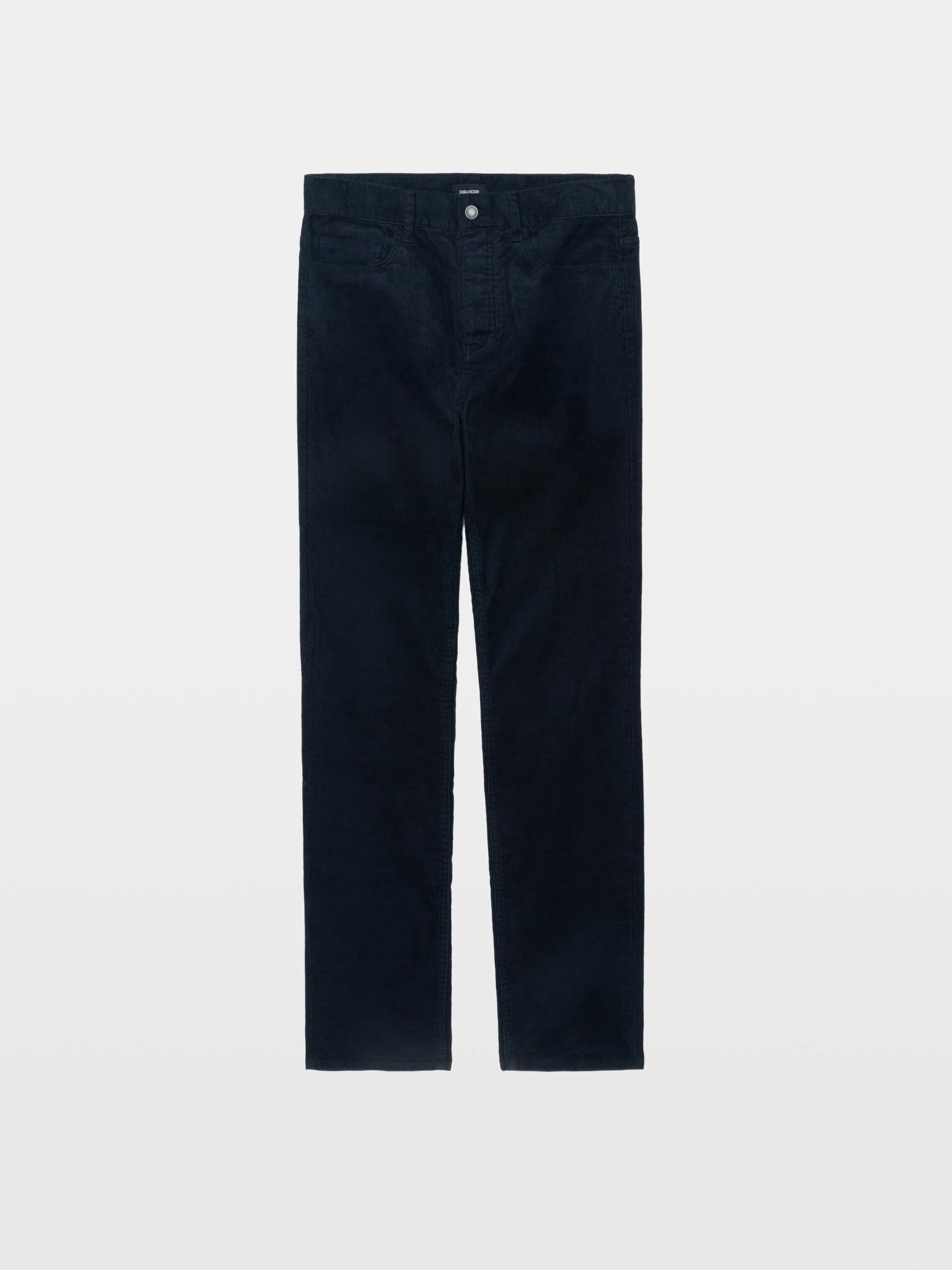 Men's Black Steeve Velvet Pants | Zadig&Voltaire
