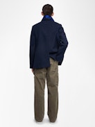 Pantalone Pery - Pantalone stile worker con dettagli rivetti e patch ali.