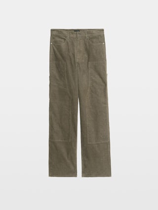 Pery Pants - Worker-style pants with rivet and wing patch details.