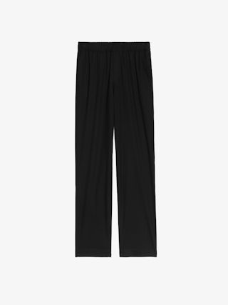 Pants Pix - Straight-cut casual pants with elasticated waist.