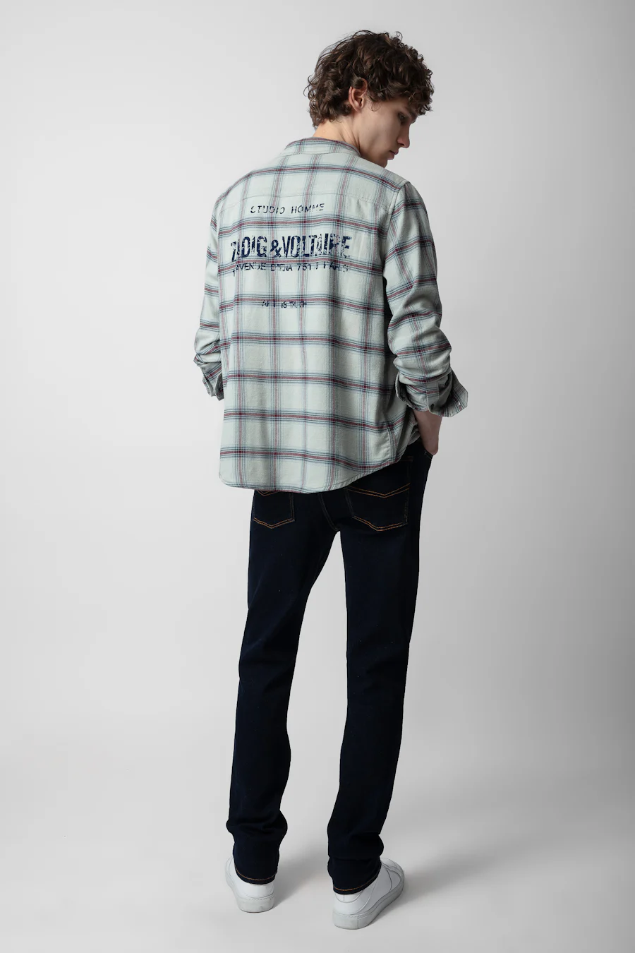 Chemise Bleue Zadig & Voltaire Taille M - Neuve Avec étiquettes - Col Boutonné Pour Homme