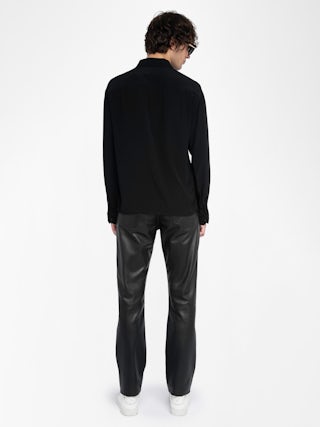 Tyric Shirt - Shirt in fluid and lightweight viscose, long sleeves and button closure.