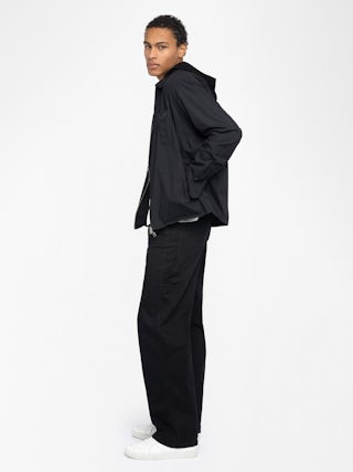 Shirt Suzy - Casual zipped shirt in printed viscose, long sleeves, patch pocket with signature wings embroidery.