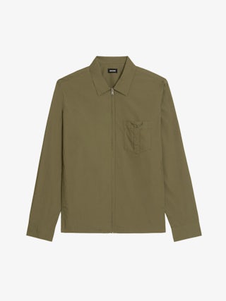 Shirt Suzy - Casual printed viscose shirt with zip closure, long sleeves, patch pocket with signature wings embroidery.