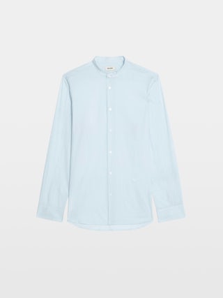 Chemise Sid - Chemise col officier en voile de coton fittée avec broderie ailes, manches longues et fermeture boutonnée.