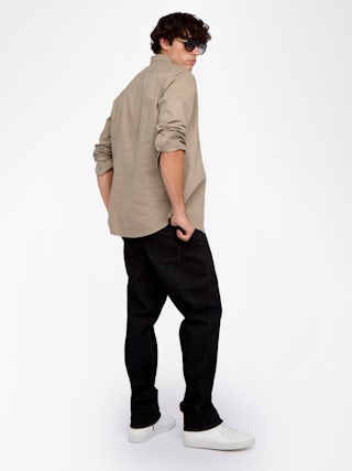 Shirt Sid - Fitted cotton voile shirt with signature wings embroidery, long sleeves and button fastening.