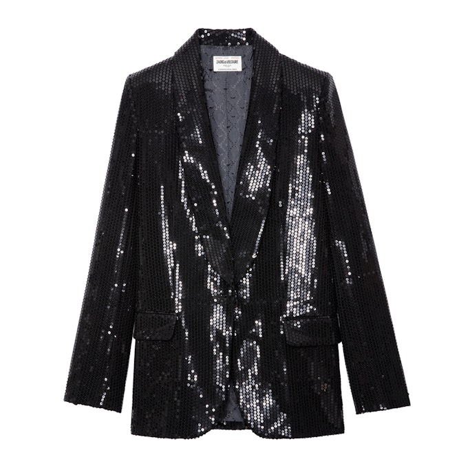 Blazer Vive Sequins Noir - Taille 34 - Zadig & Voltaire - Modalova
