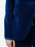 Vavy Velvet Blazer - Velvet blazer with suit collar.